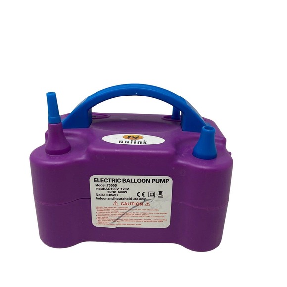 Nulink Party Supplies Nulink Purple Electric Balloon Pump W 3